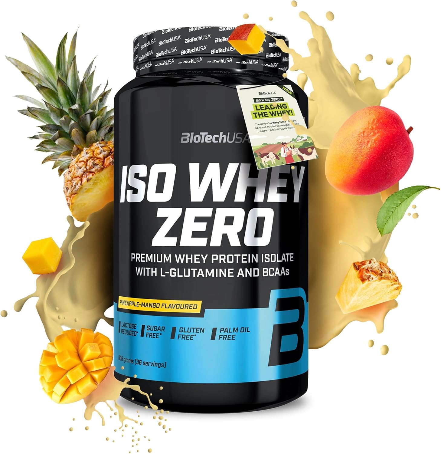 BioTech USA Iso Whey Zero 908g Pineapple Mango