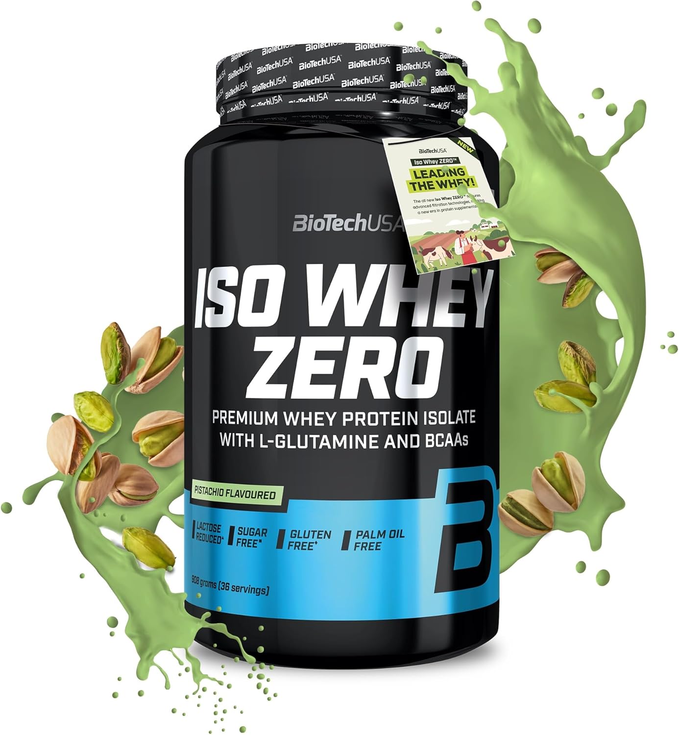 BioTech USA Iso Whey Zero 908g Pistachio