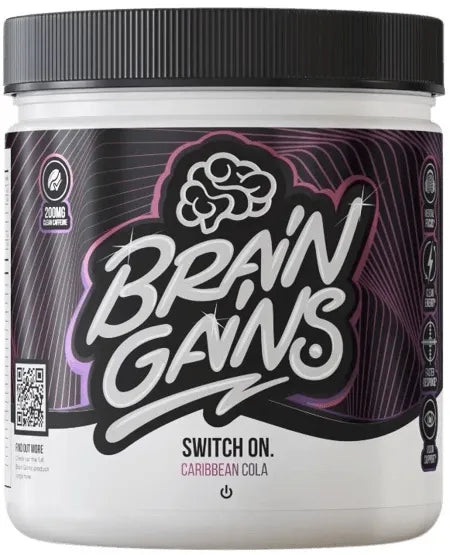 Brain Gains Switch On 225g Carribbean Cola