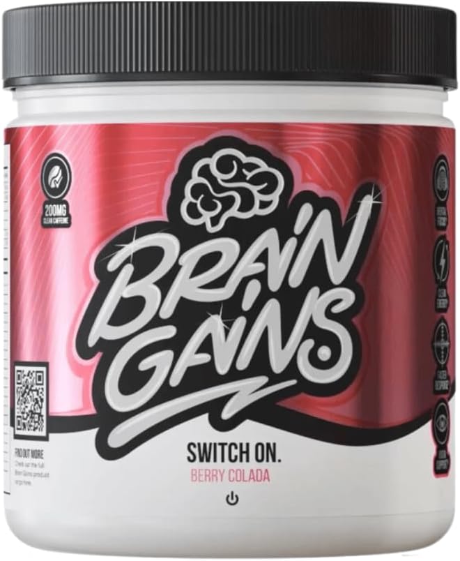 Brain Gains Switch On 225g Berry Colada