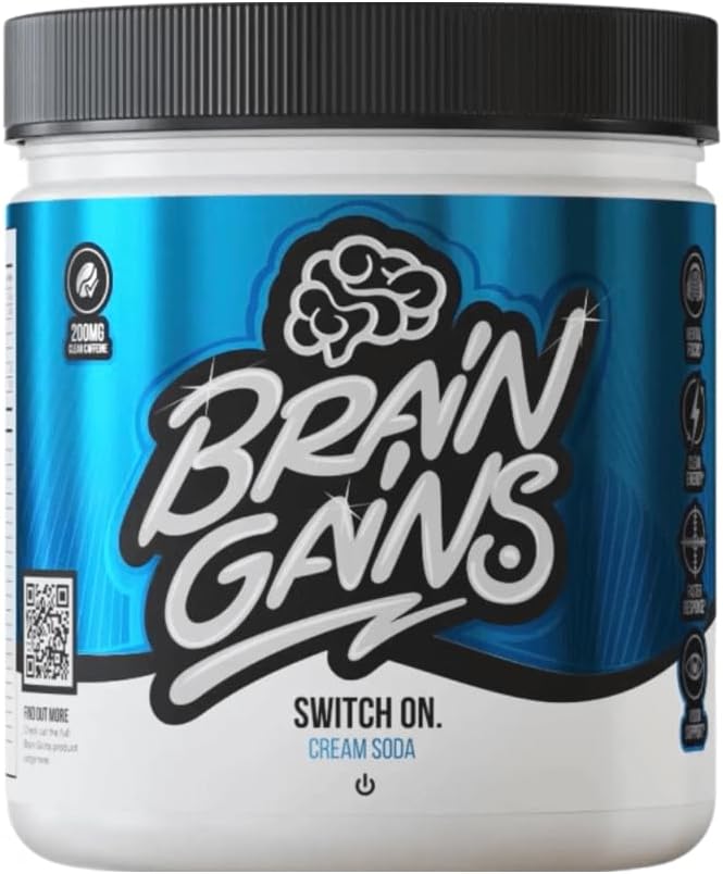 Brain Gains Switch On 225g Cream Soda