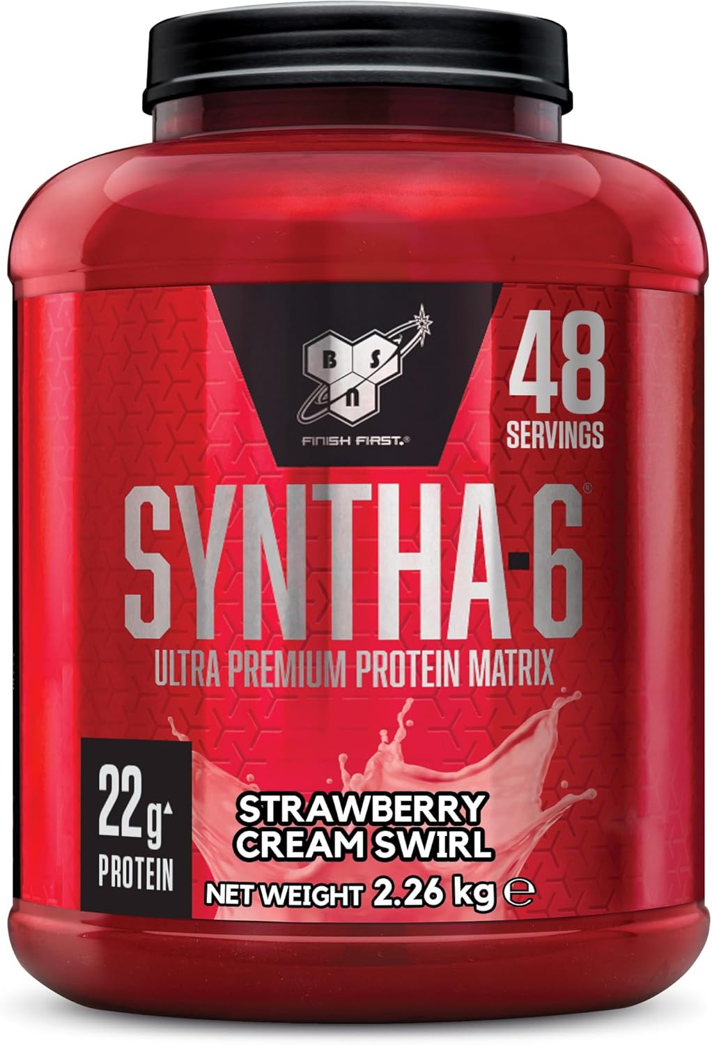 BSN Syntha 6 Limited Edition 2.26kg Strawberry Cream Swirl