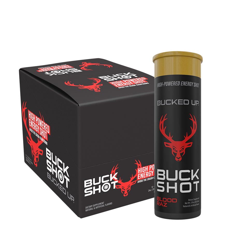 Bucked Up Buck Shot 12x59ml Blood Raz