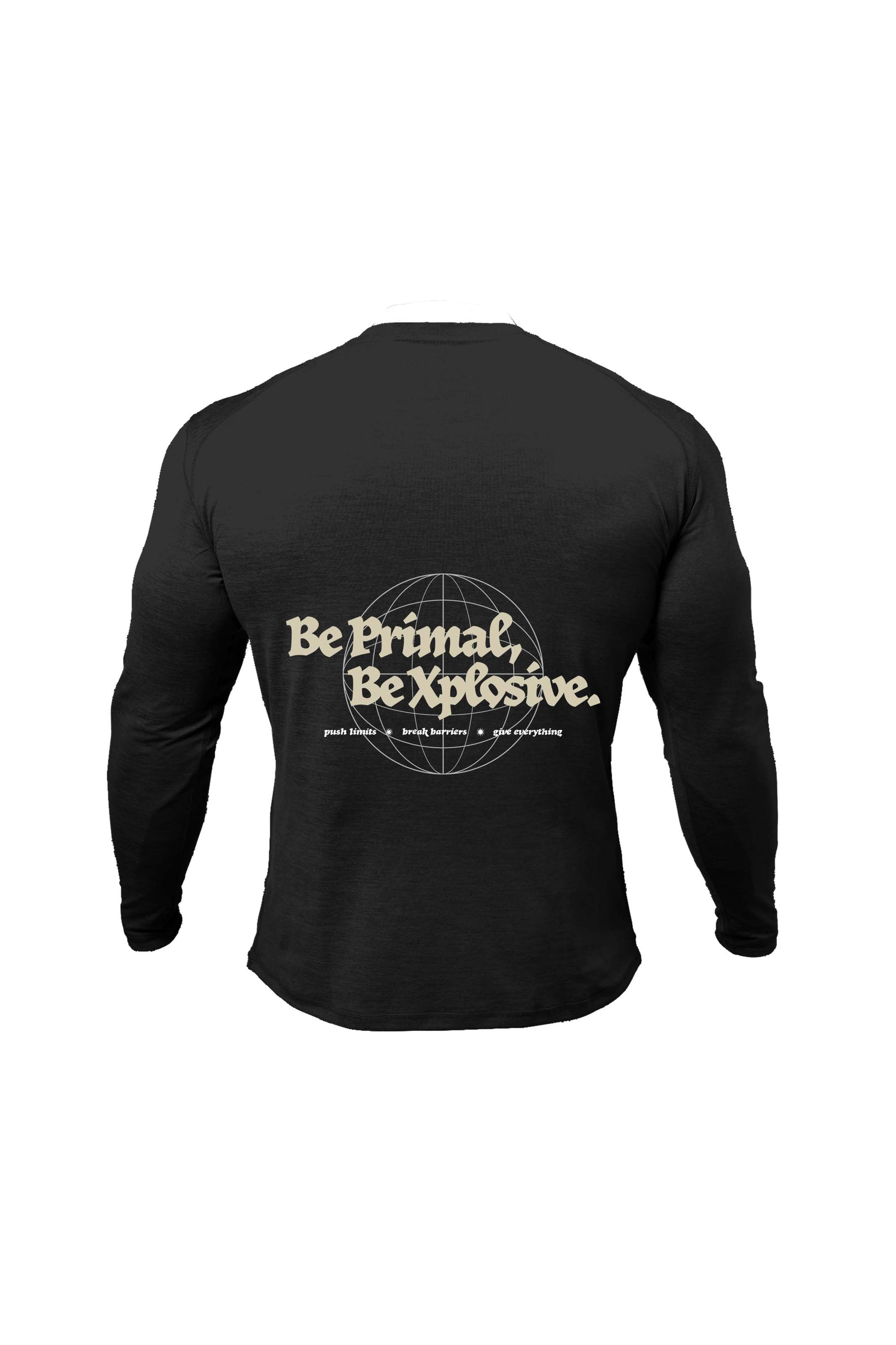 XAPE Primal Globe V6 Sweatshirt - Black