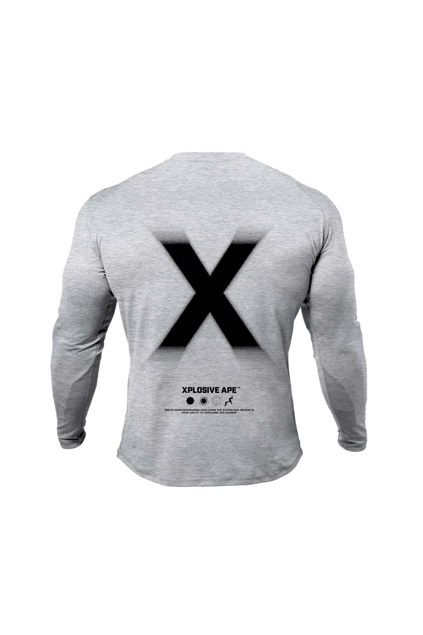 XAPE Halftone X V1 Sweatshirt - Grey Marl