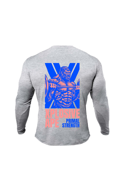 XAPE Primal Strength V1 Sweatshirt - Grey Marl