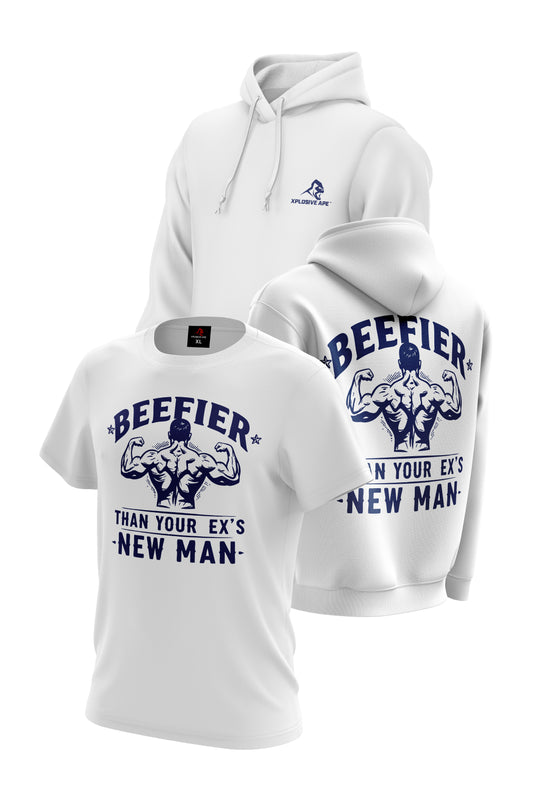 XAPE Beefier Hoodie & Tee Combo - White