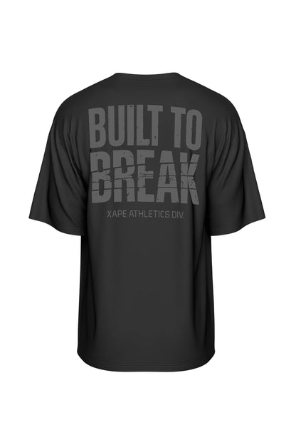 XAPE Built To Break V2 Oversized Tee - Black
