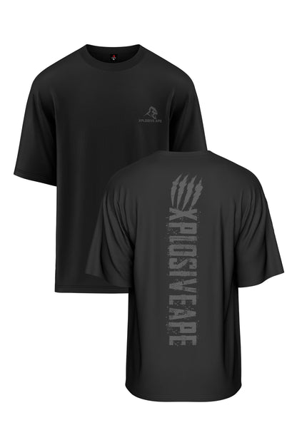 XAPE Claw Strike Oversized Tee - Black