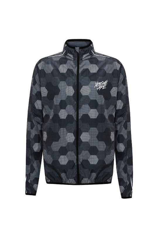 XAPE Brush Script Fitness Jacket - Black