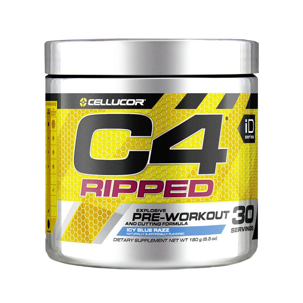 Cellucor C4 Ripped 30 Servings 180g Blue Raspberry