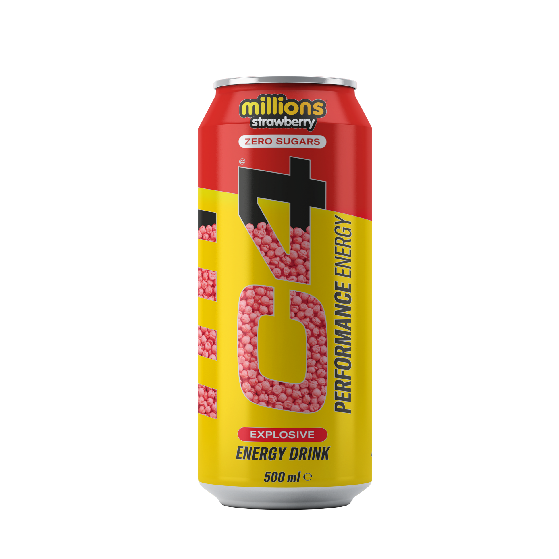 Cellucor C4 Performance Energy Carbonated RTD 12x500ml Millions Strawberry