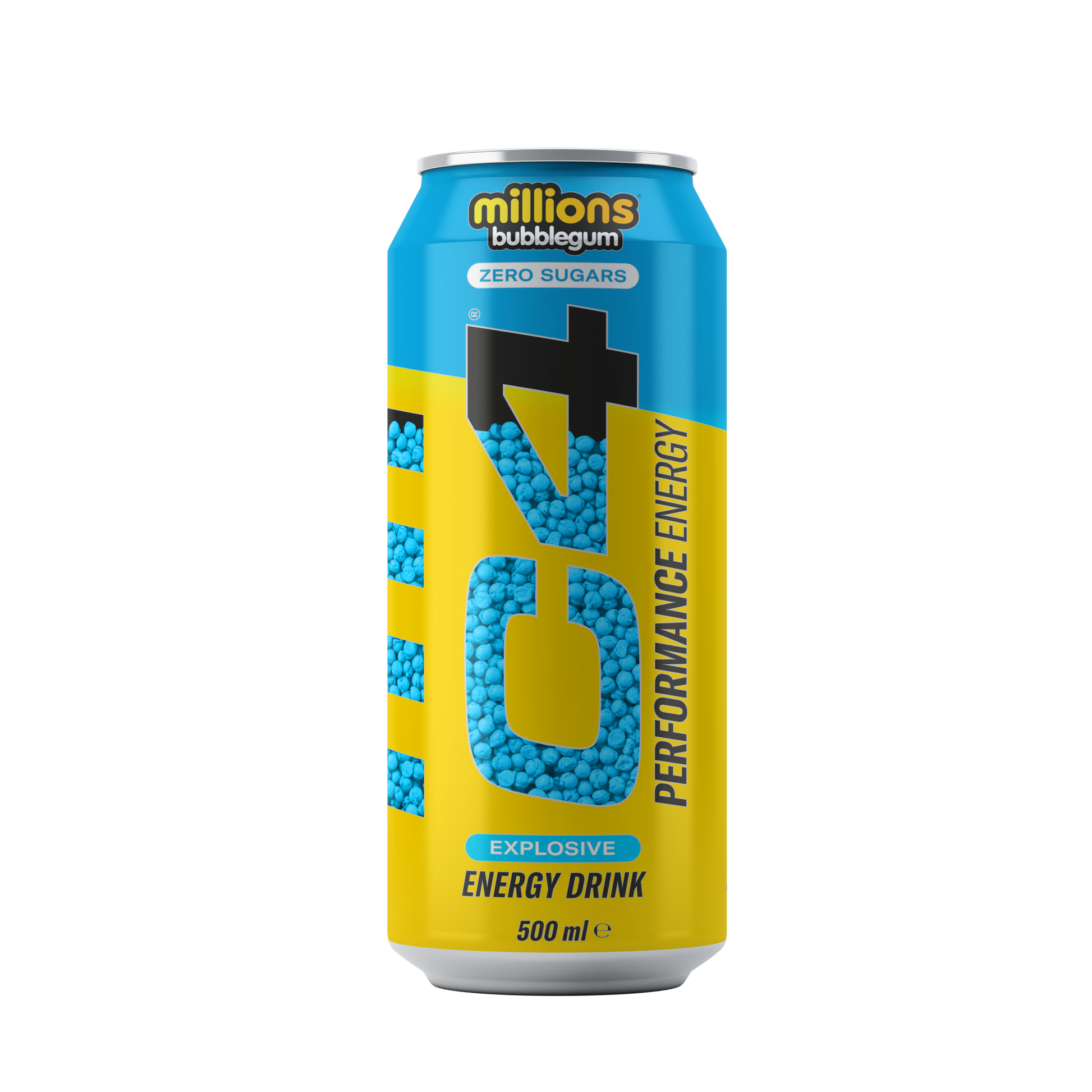 Cellucor C4 Performance Energy Carbonated RTD 12x500ml Millions Bubblegum