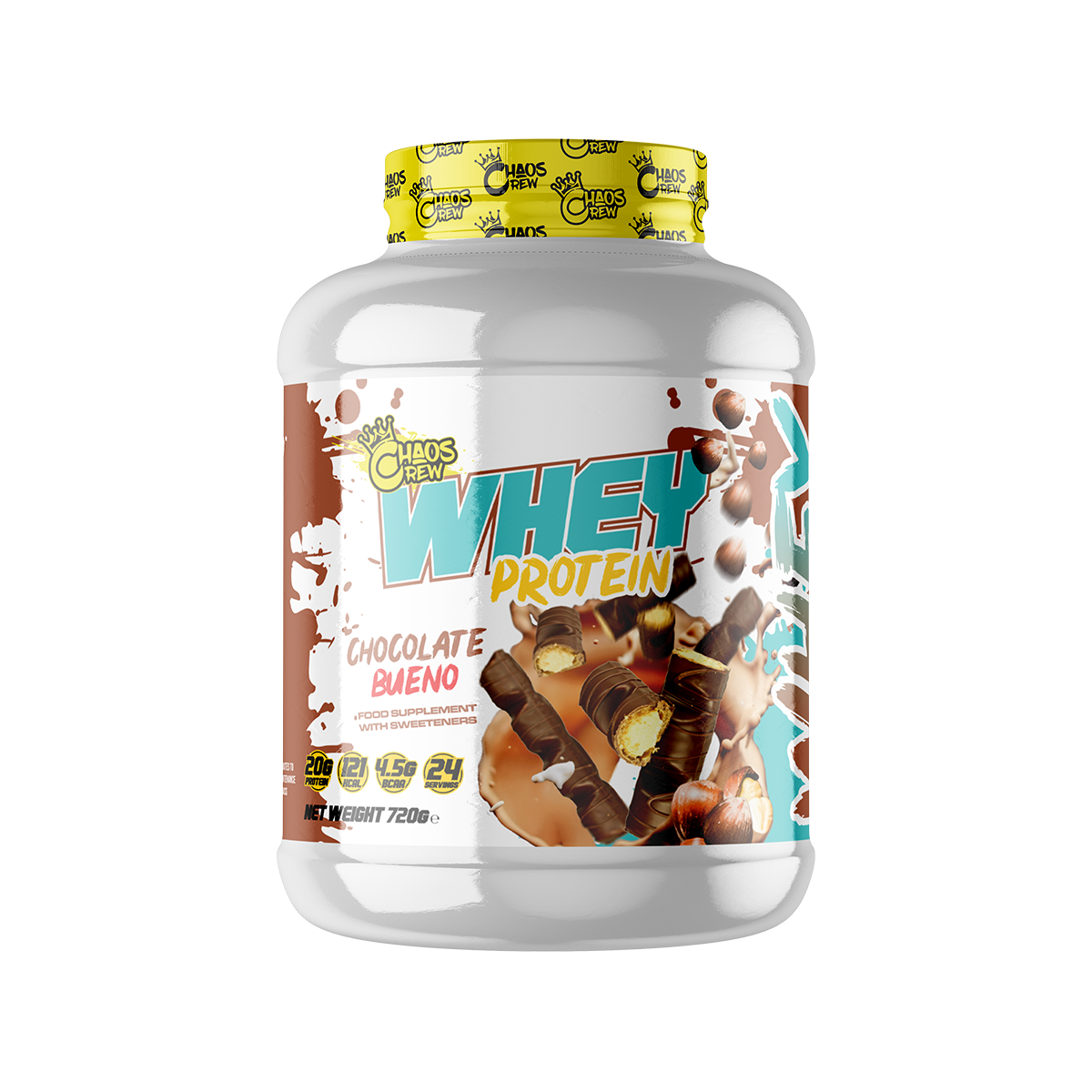 Chaos Crew Whey Protein 720g Chocolate Bueno