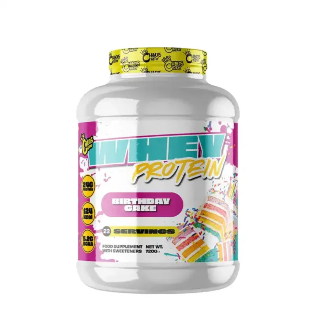 Chaos Crew Whey Protein 720g Birthday Cake