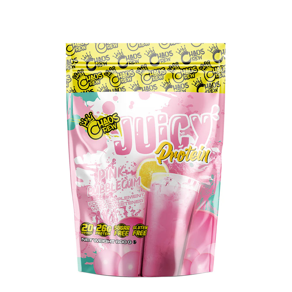 Chaos Crew Juicy Protein 600g Pink Bubblegum