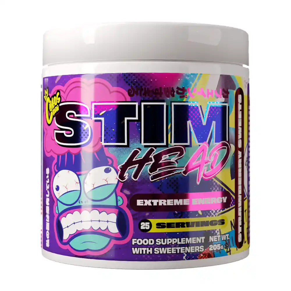 ChaosCrew Stim Head 205g Strawberry Sweets