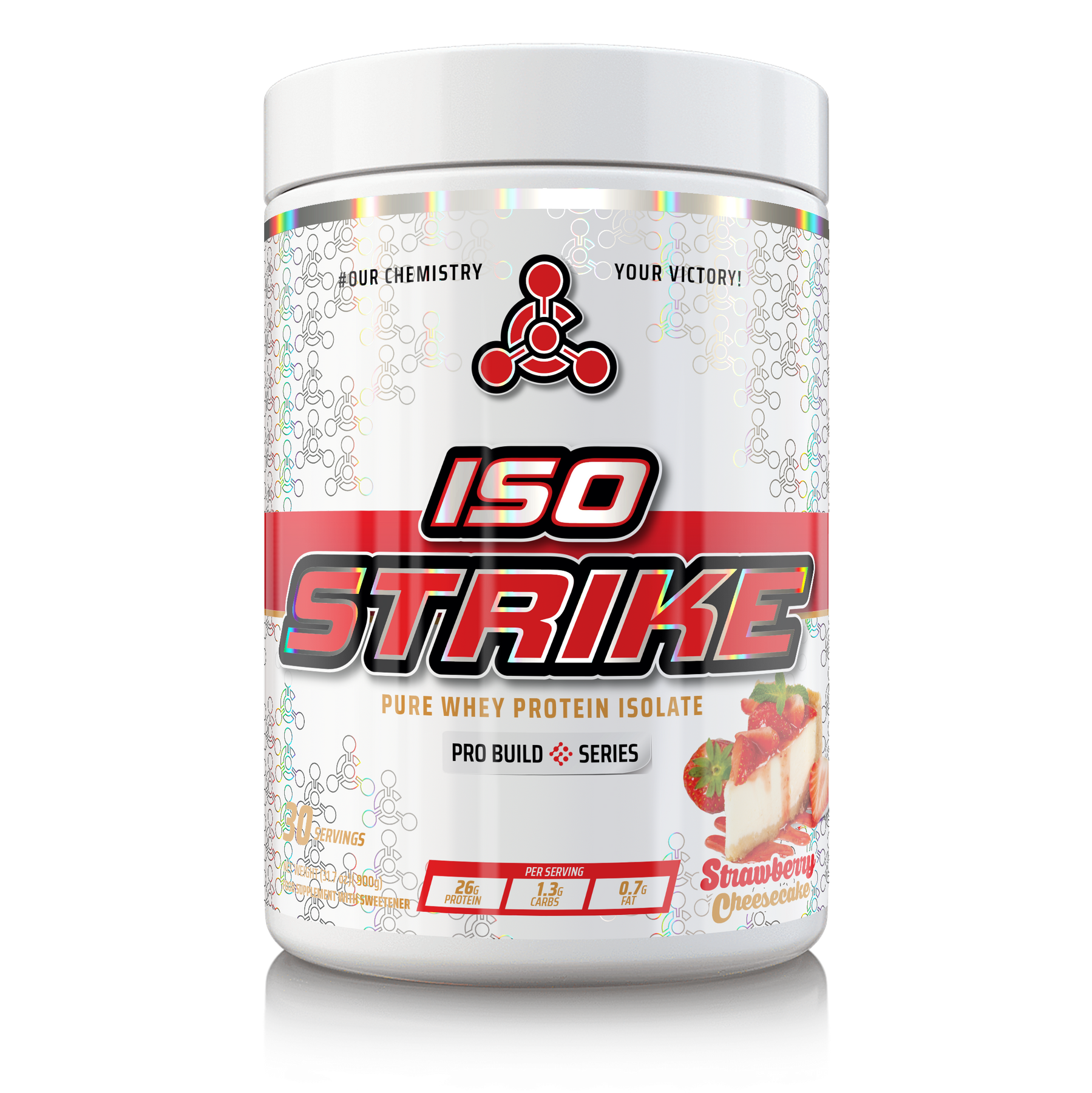 Chemical Warfare Iso-Strike Whey Isolate 900g Strawberry Cheesecake