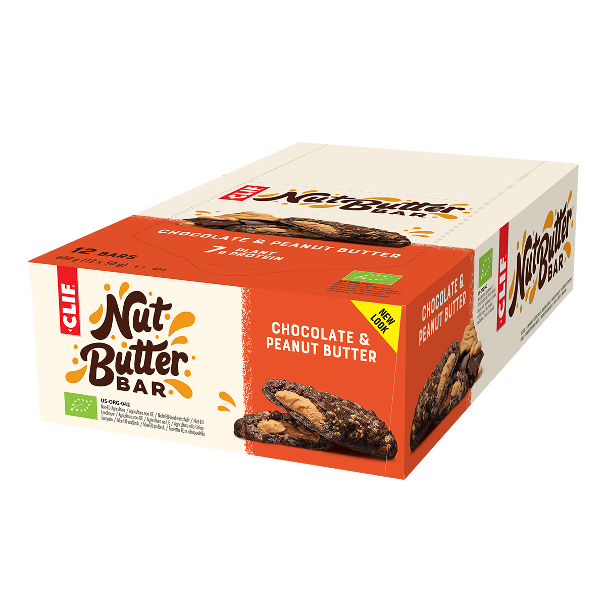 CLIF Nut Butter Bar 12x50g Chocolate Peanut Butter