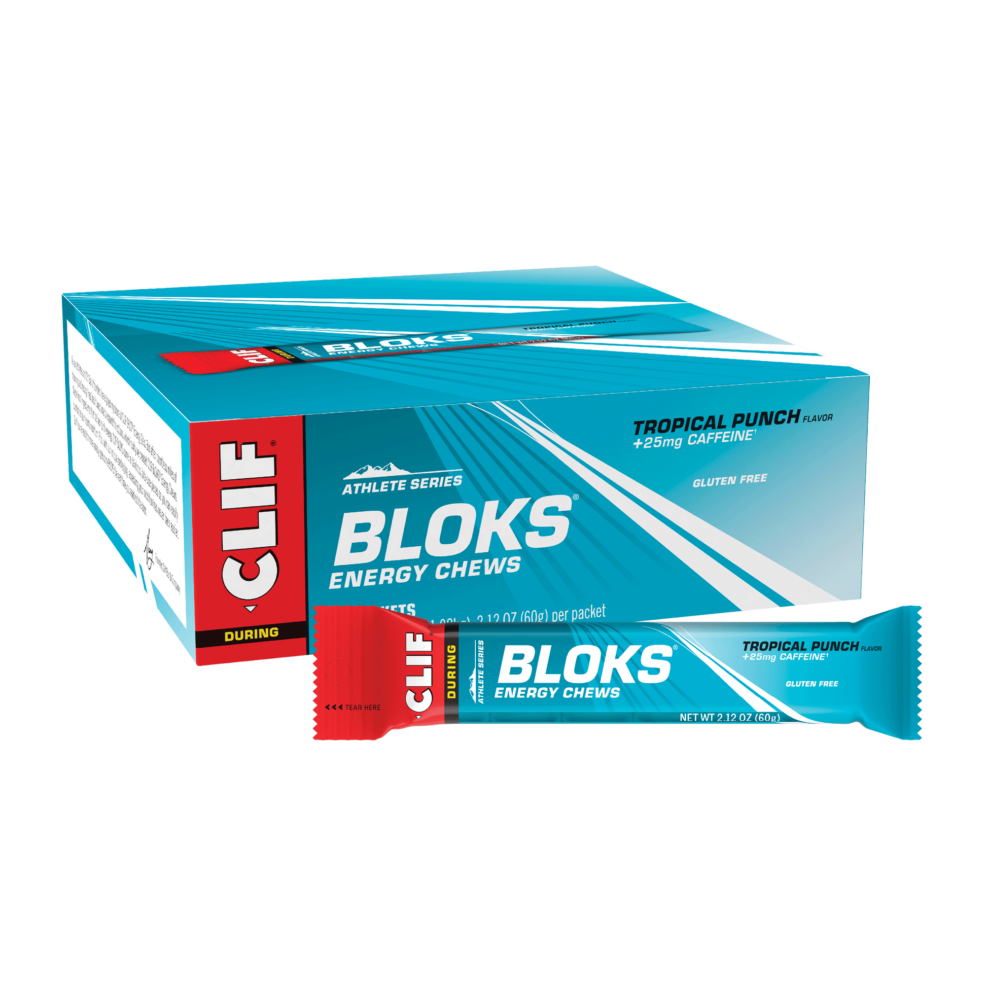 CLIF Bloks Energy Chews 18x60g Tropical Punch