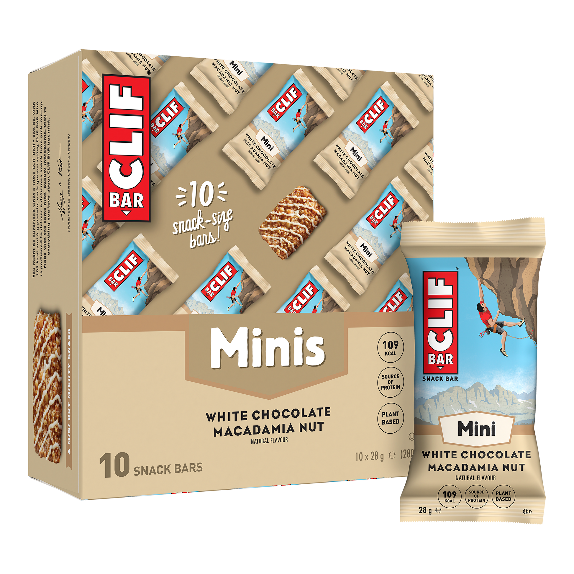 CLIF Bar Mini 10x28g White Chocolate Macadamia Nut