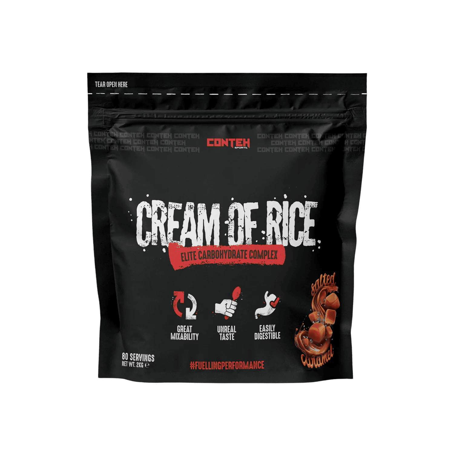 Conteh Sports Cream of Rice 2kg Salted Caramel