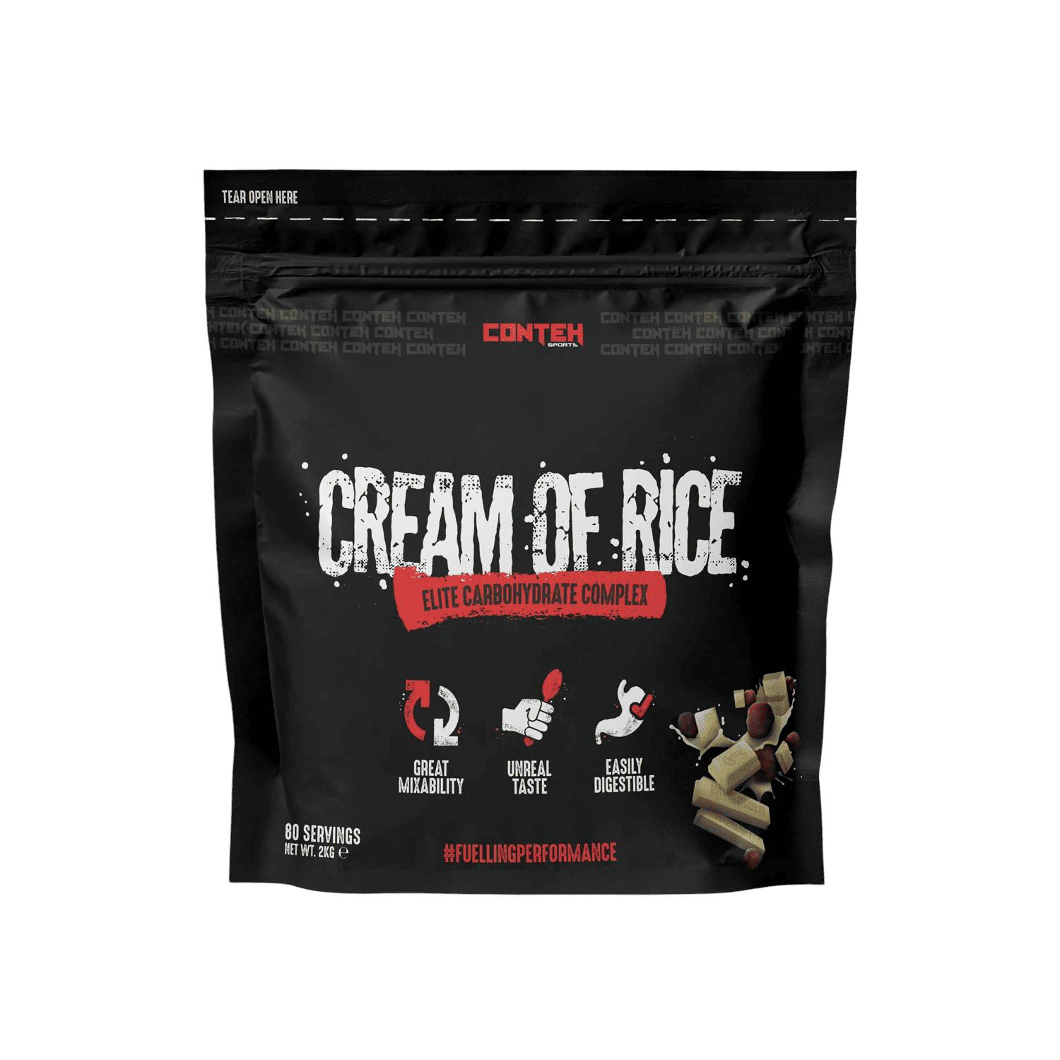 Conteh Sports Cream of Rice 2kg White Chocolate Hazelnut