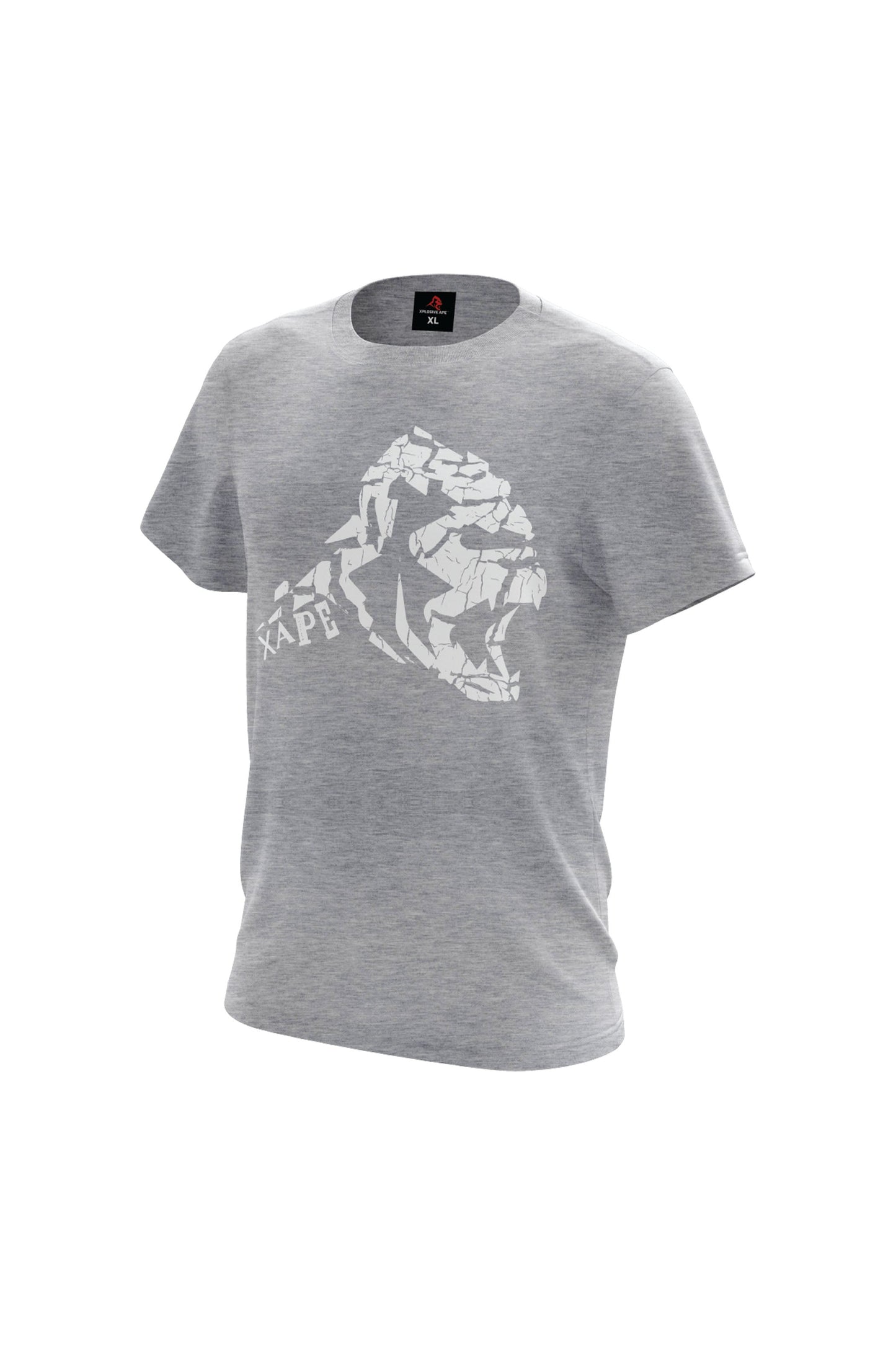 XAPE Cracked 3 Tees Pack - White/Sports Grey/Black