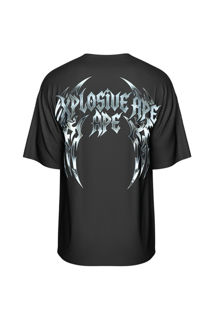 XAPE Chromeblade Wings Oversized Tee - Black