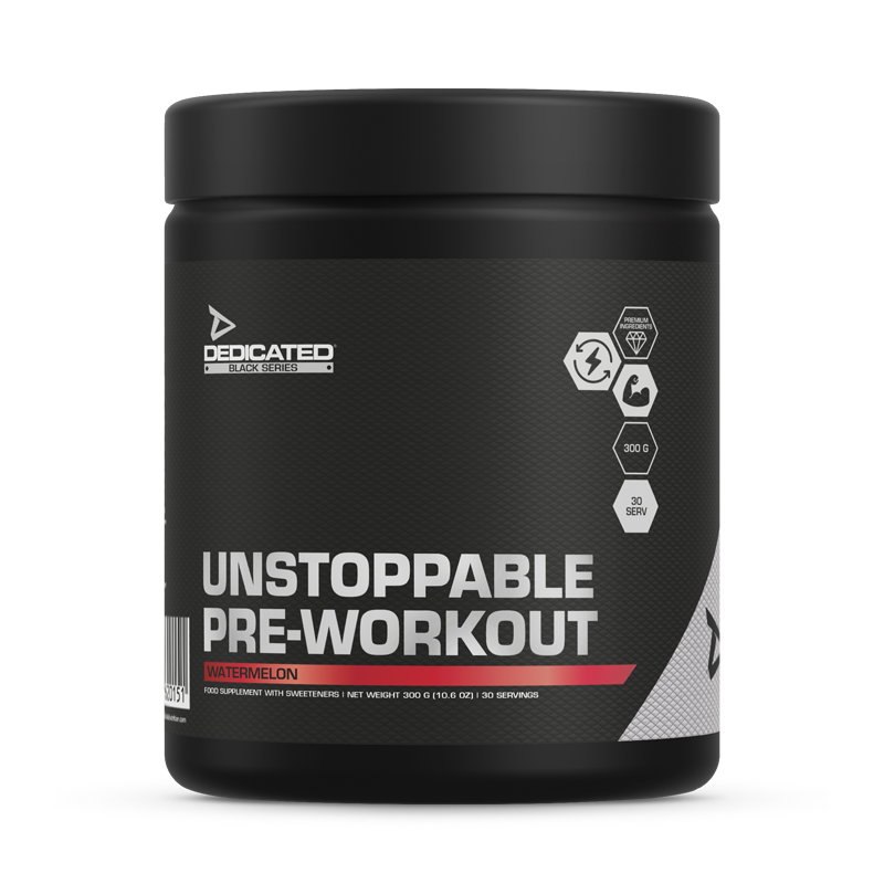 Dedicated Nutrition Unstoppable Pre Workout 300g Watermelon