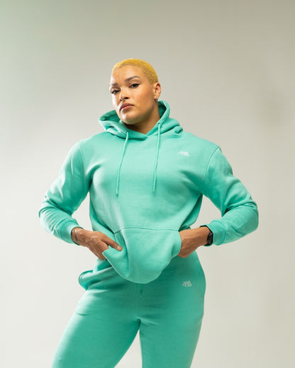 XAPE Core Logo Hoodie - Deep Teal