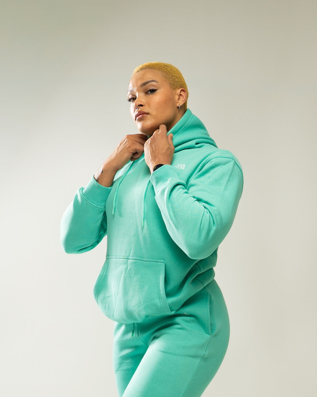 XAPE Core Logo Hoodie - Deep Teal