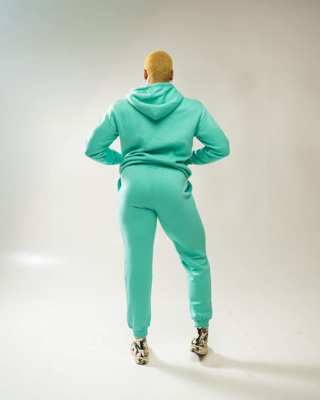 XAPE Core Logo Zip Hoodie - Deep Teal