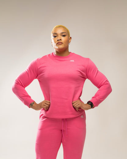 XAPE Core Logo Sweatshirt - Dusty Pink