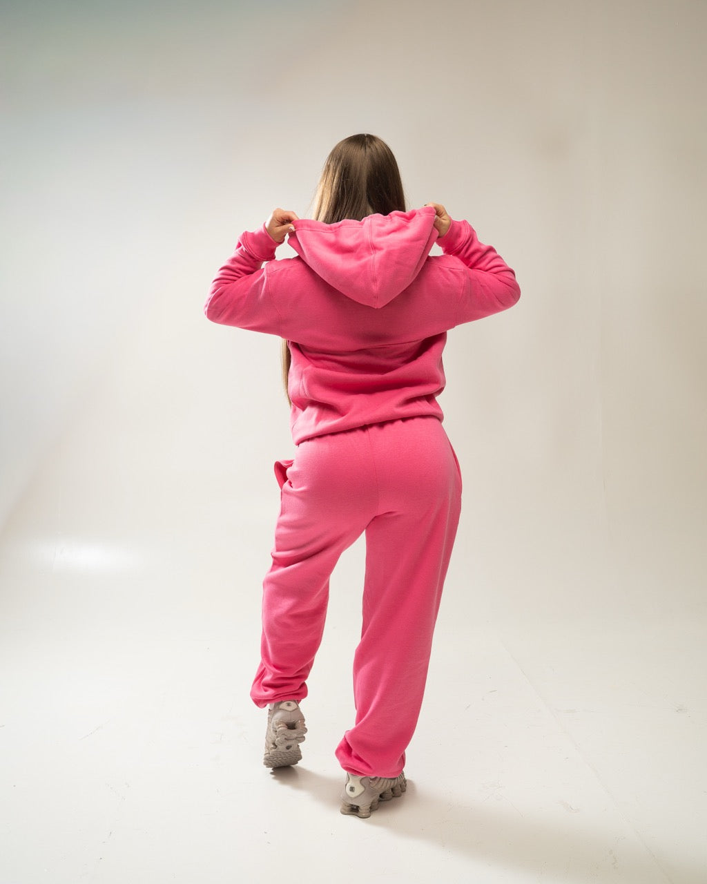 XAPE Core Logo Zip Hoodie - Dusty Pink