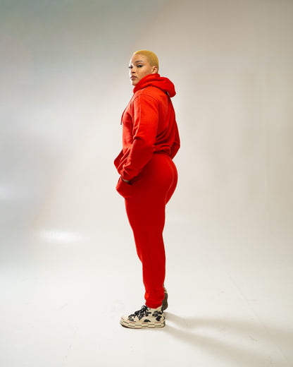 XAPE Core Logo Hoodie - Red