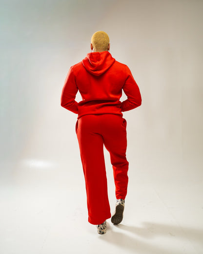 XAPE Core Logo Zip Hoodie - Red