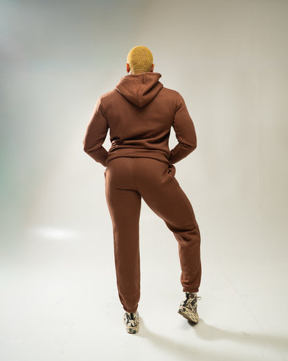 XAPE Core Logo Studio Joggers - Cocoa