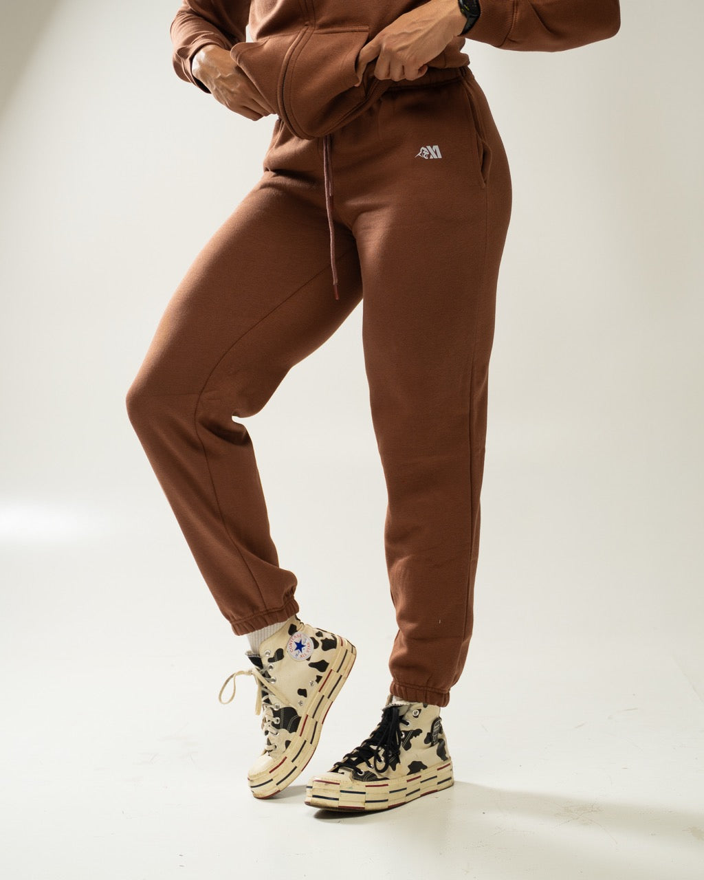 XAPE Core Logo Studio Joggers - Cocoa