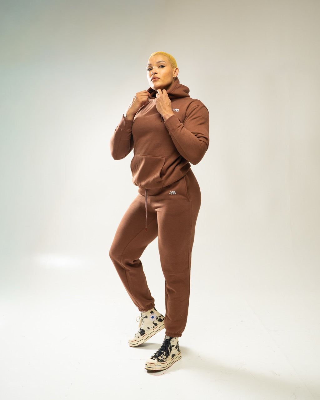 XAPE Core Logo Hoodie - Cocoa