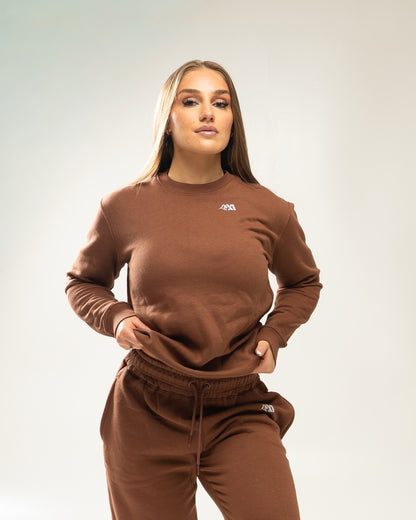 XAPE Core Logo Sweatshirt - Cocoa