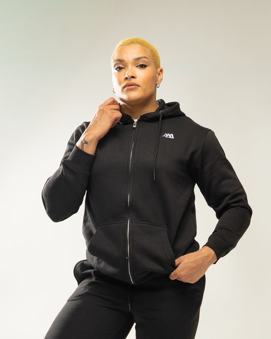 XAPE Core Logo Zip Hoodie - Black