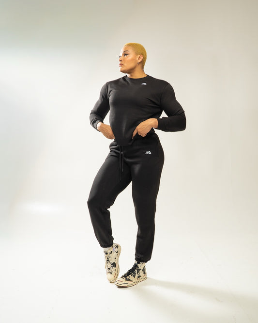 XAPE Core Logo Studio Joggers - Black