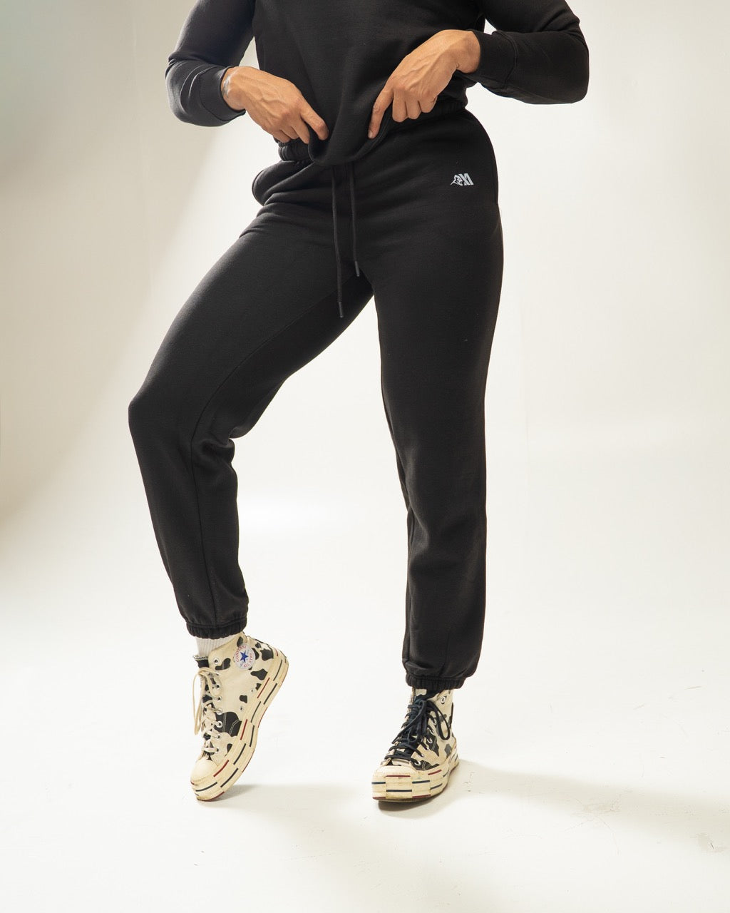 XAPE Core Logo Studio Joggers - Black