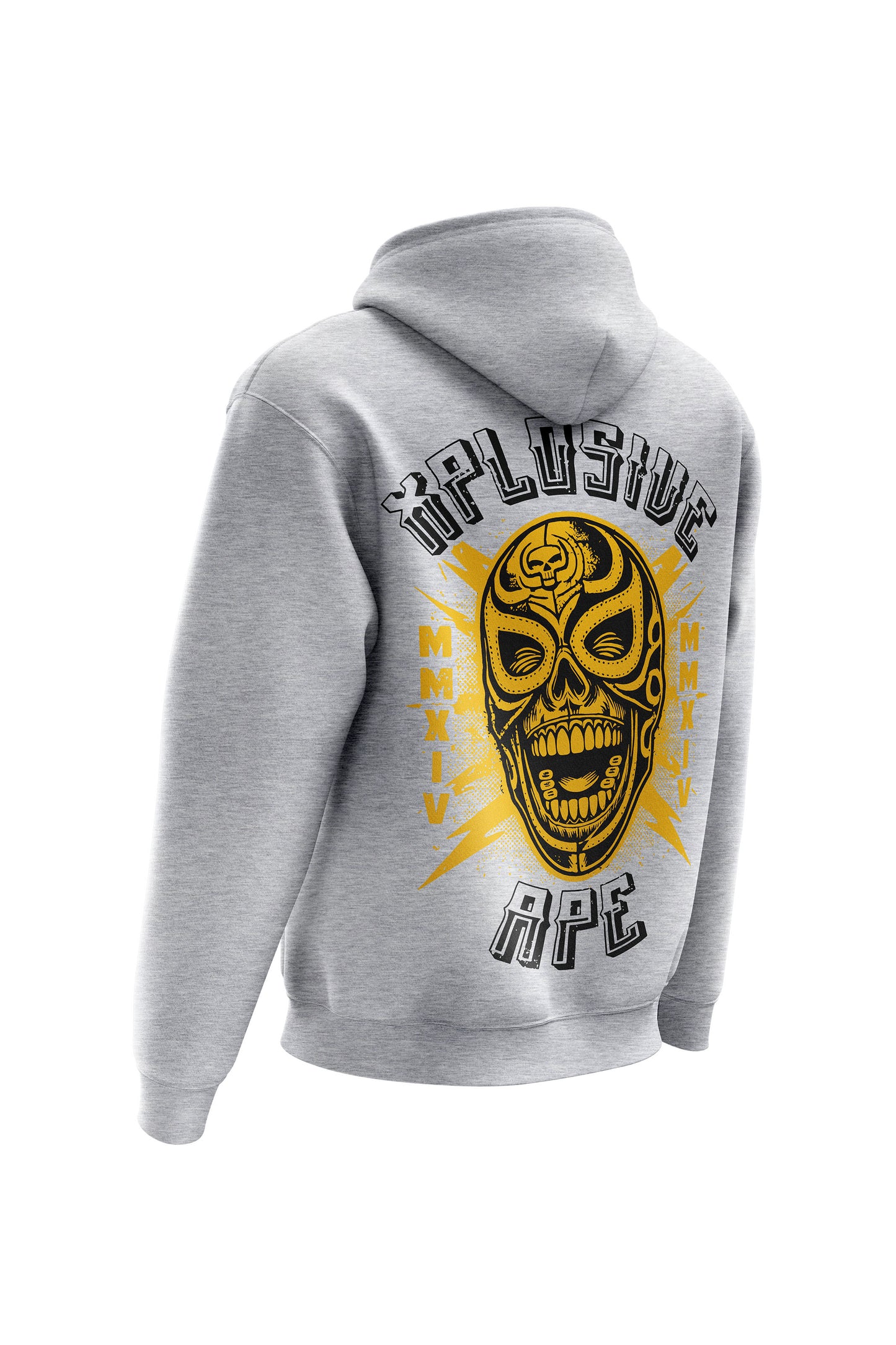 XAPE Day Of The Dead Hoodie & Tee Combo - Sports Grey