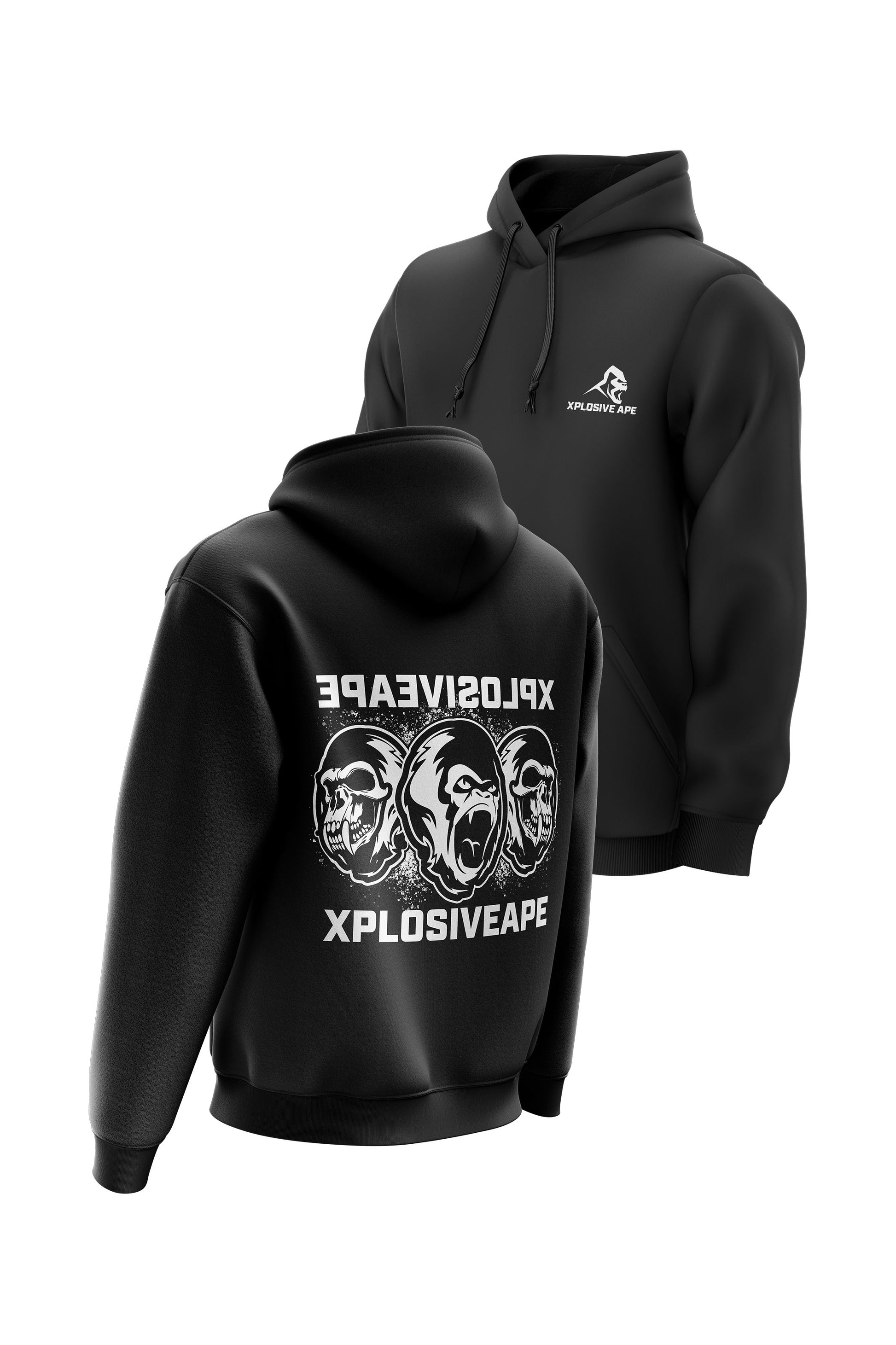 XAPE De-Evolve Hoodie - Black