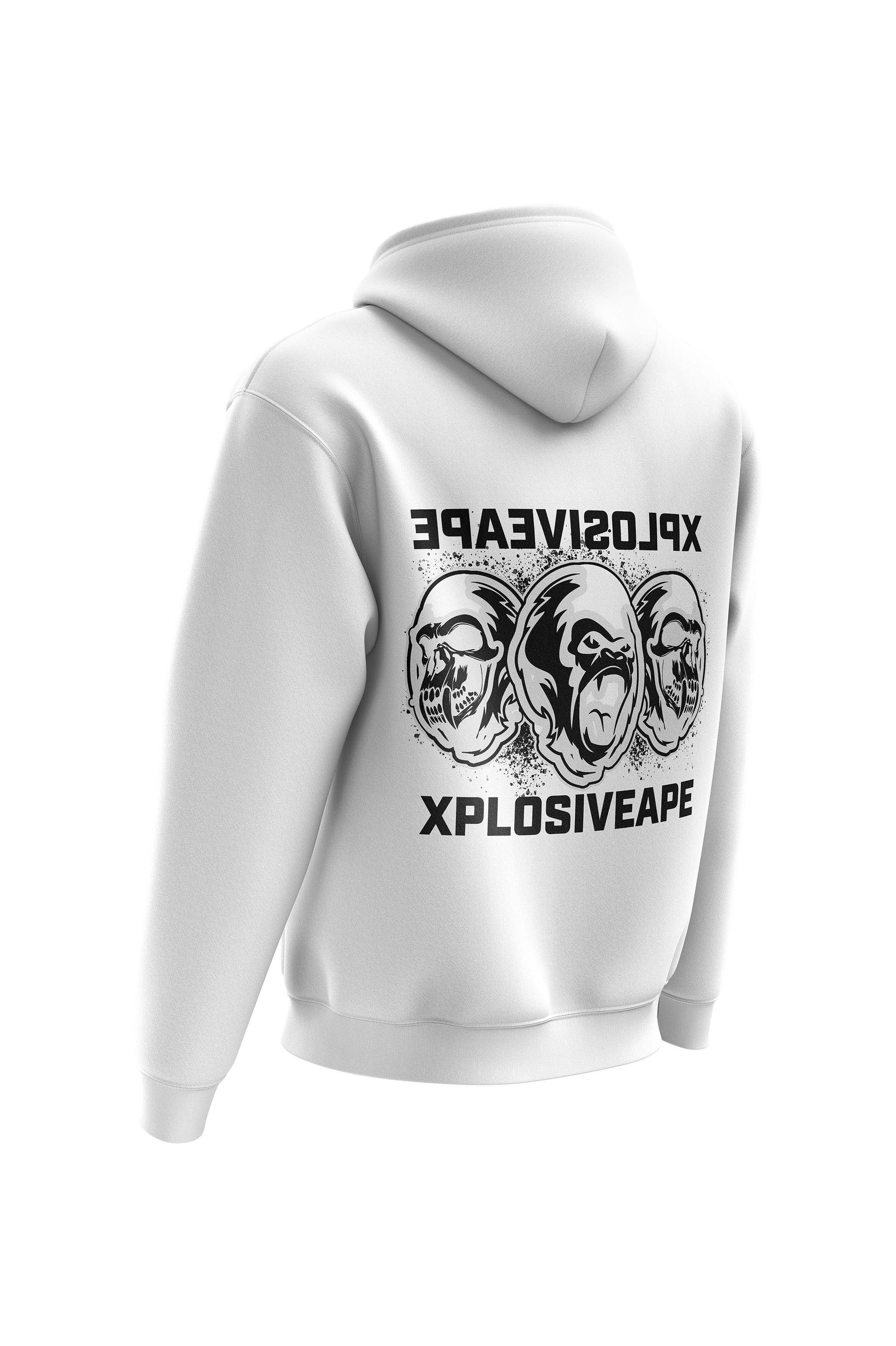 XAPE De-Evolve Hoodie & Tee Combo - White