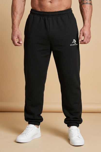 XAPE Division Oversized Joggers - Black