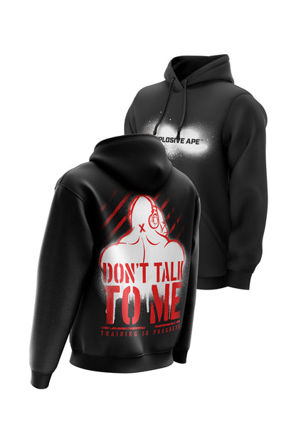 XAPE Don'T Talk To Me Black Hoodie