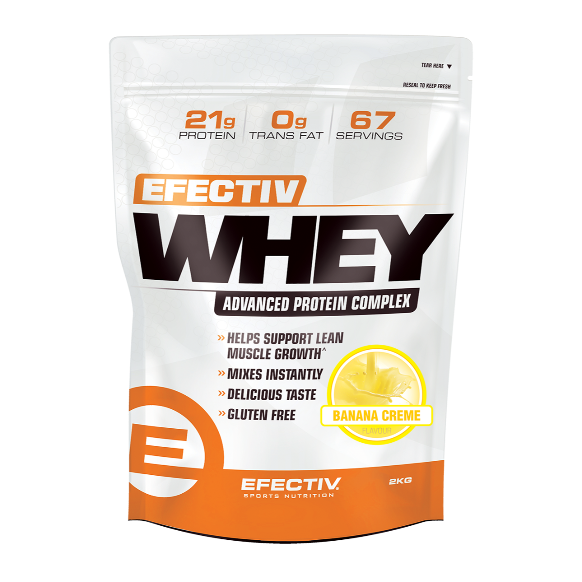 Efectiv Nutrition Whey Protein 2kg Banana